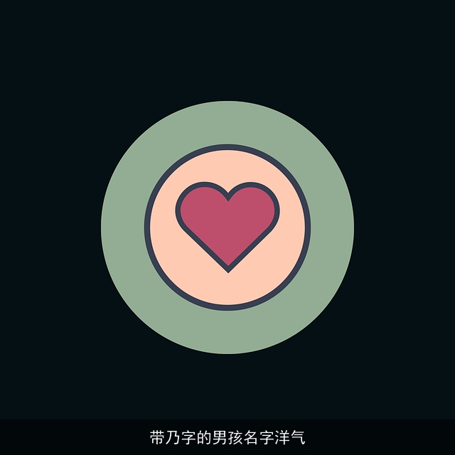 带乃字的男孩名字洋气