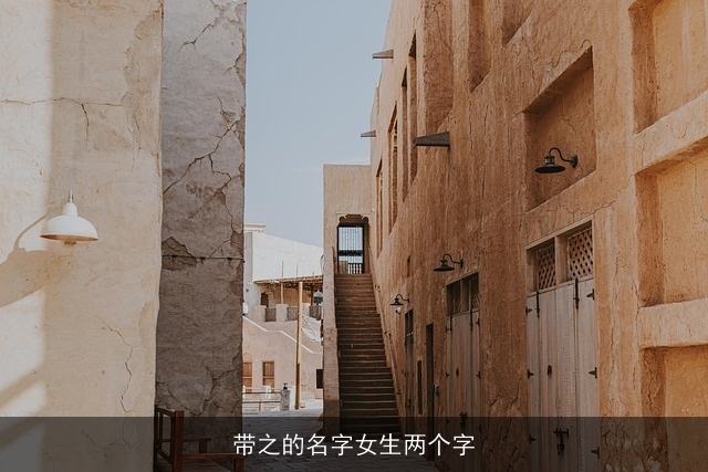 带之的名字女生两个字