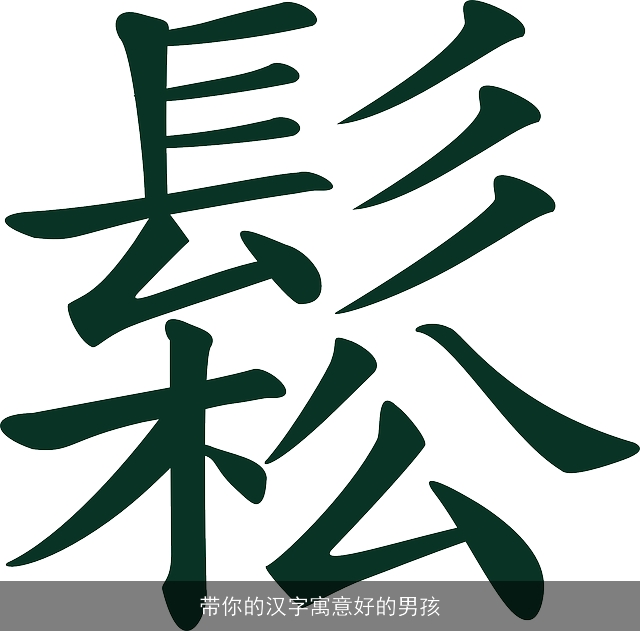 带你的汉字寓意好的男孩