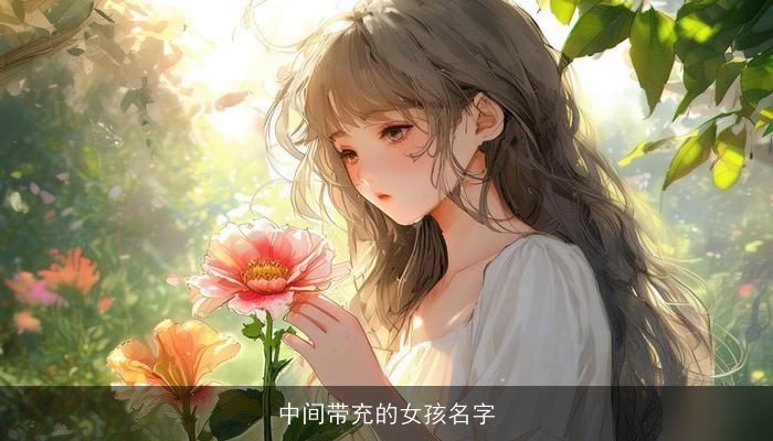 中间带充的女孩名字