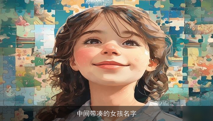 中间带凑的女孩名字