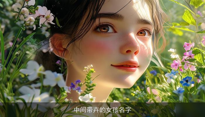 中间带卉的女孩名字