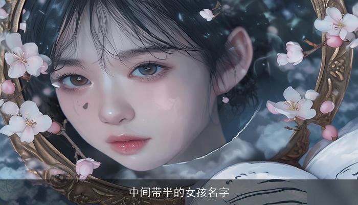 中间带半的女孩名字