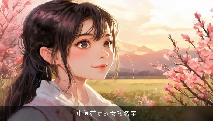 中间带嘉的女孩名字