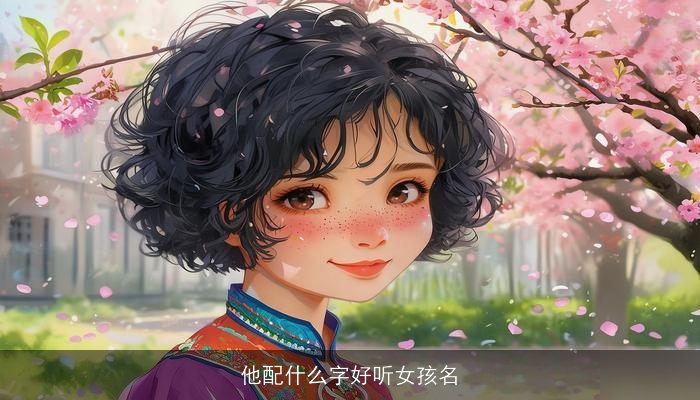 他配什么字好听女孩名