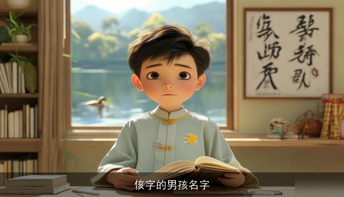 侅字的男孩名字