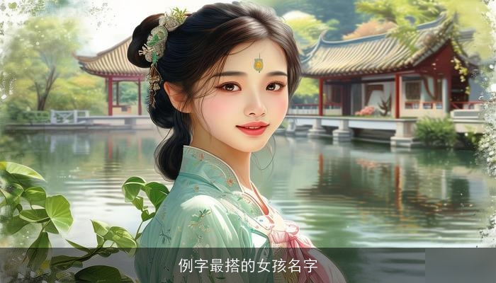 例字最搭的女孩名字