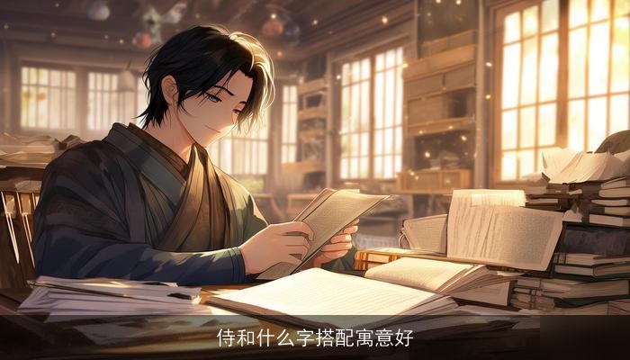 侍和什么字搭配寓意好