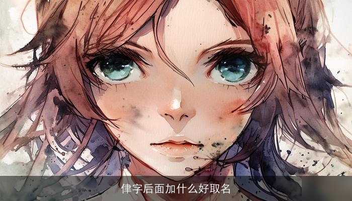 侓字后面加什么好取名