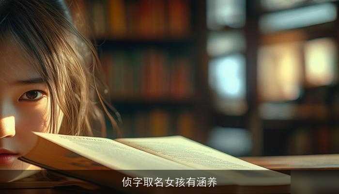 侦字取名女孩有涵养