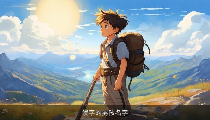 侵字的男孩名字