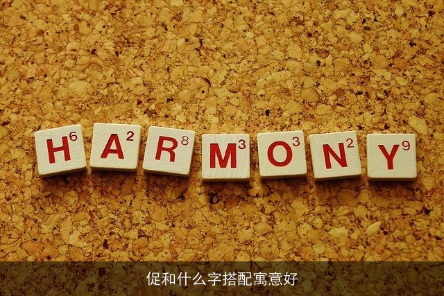 促和什么字搭配寓意好
