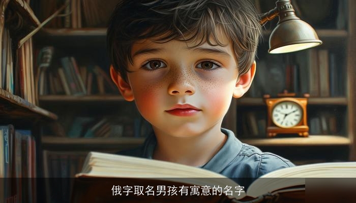 俄字取名男孩有寓意的名字