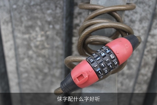 俅字配什么字好听