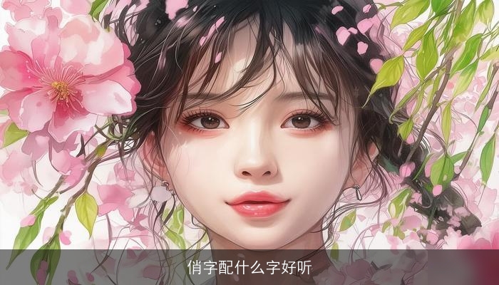 俏字配什么字好听