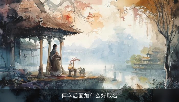 俓字后面加什么好取名