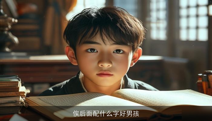 俟后面配什么字好男孩