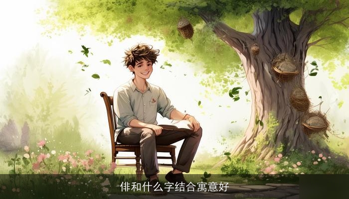 俳和什么字结合寓意好