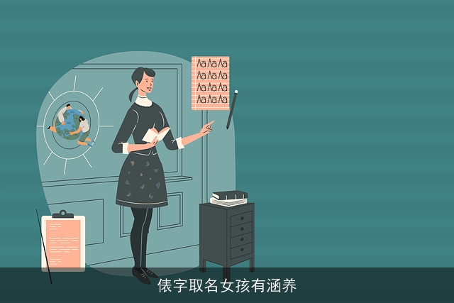 俵字取名女孩有涵养