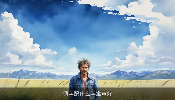 倜字配什么字寓意好