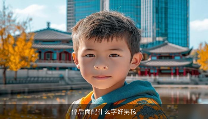 倬后面配什么字好男孩