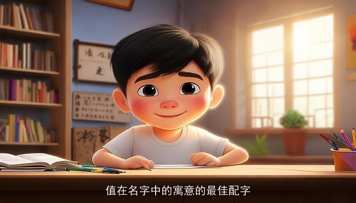 值在名字中的寓意的最佳配字