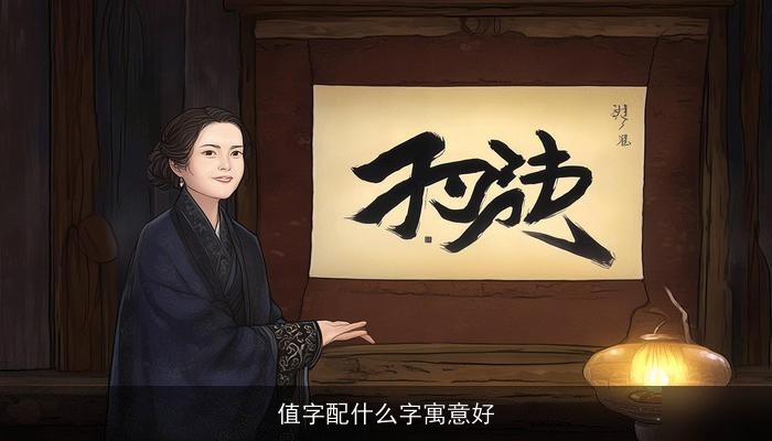 值字配什么字寓意好