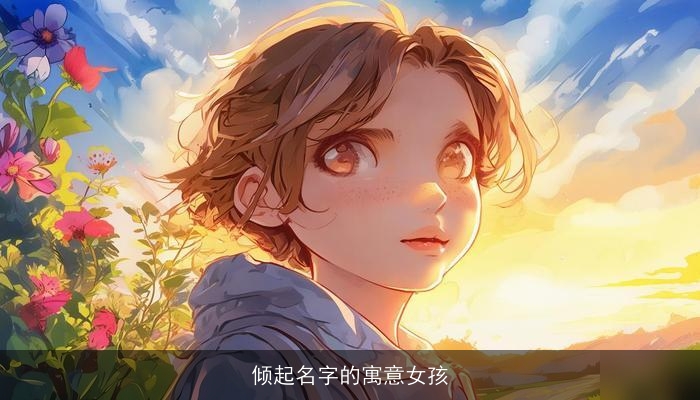 倾起名字的寓意女孩