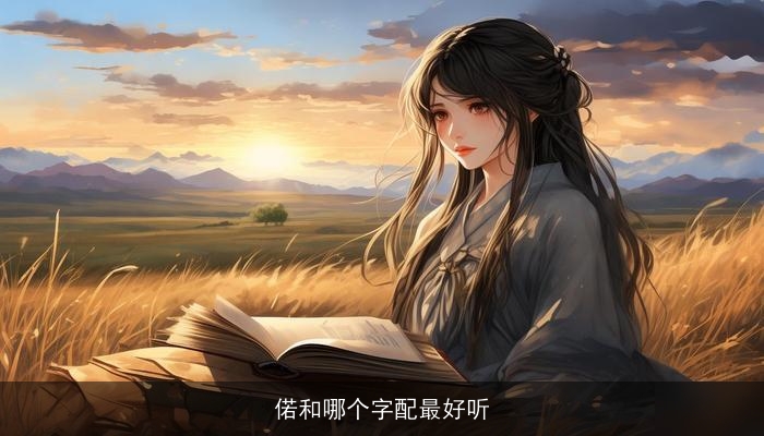 偌和哪个字配最好听