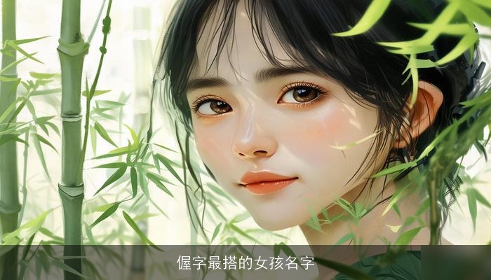 偓字最搭的女孩名字