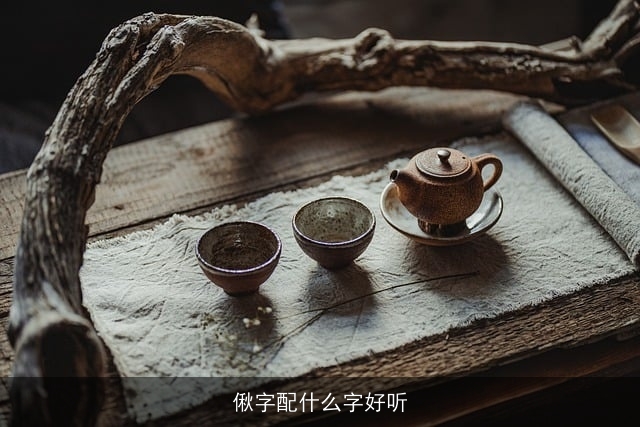 偢字配什么字好听