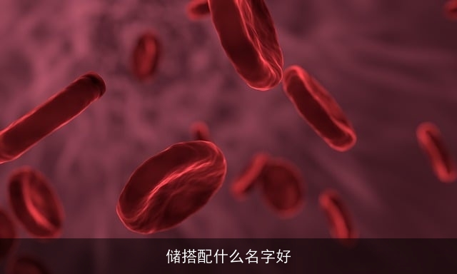 储搭配什么名字好