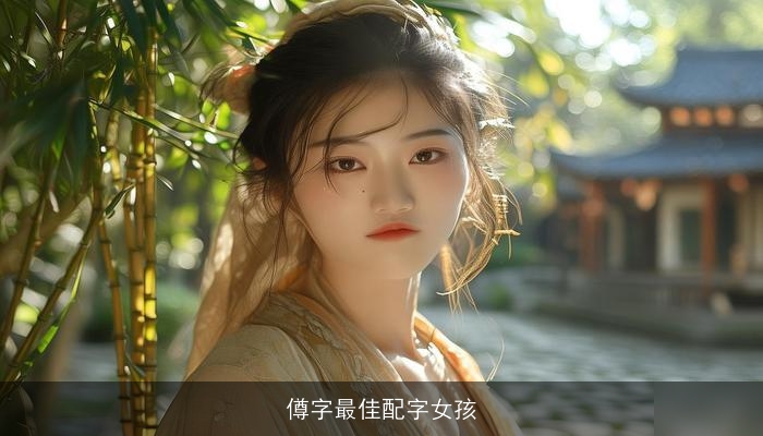 僔字最佳配字女孩