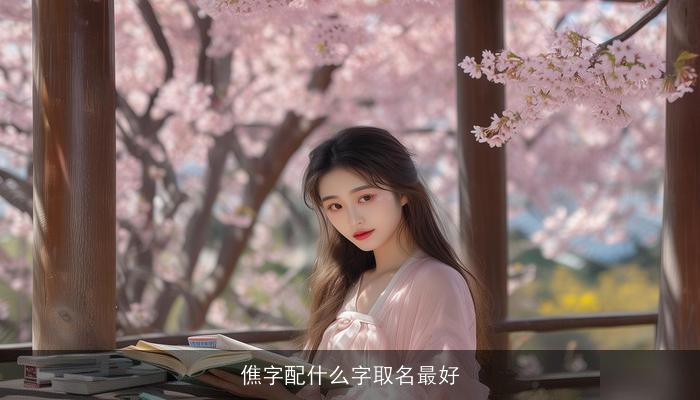 僬字配什么字取名最好