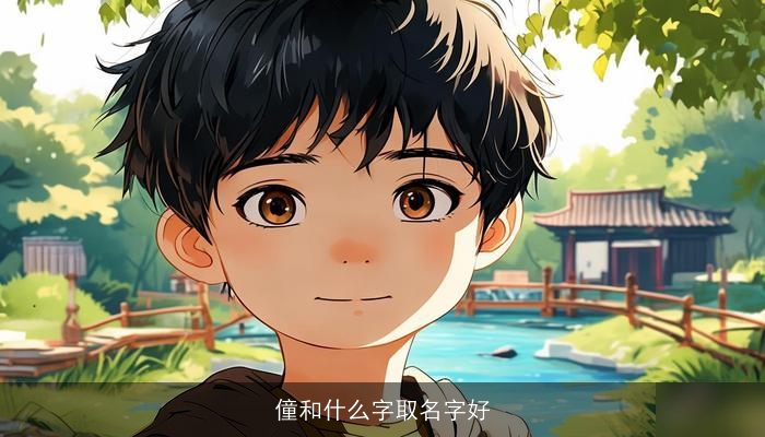 僮和什么字取名字好