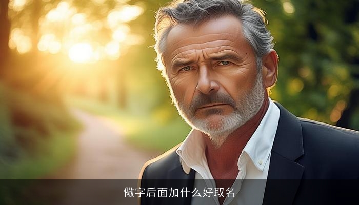 儆字后面加什么好取名