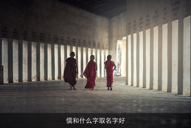 儒和什么字取名字好