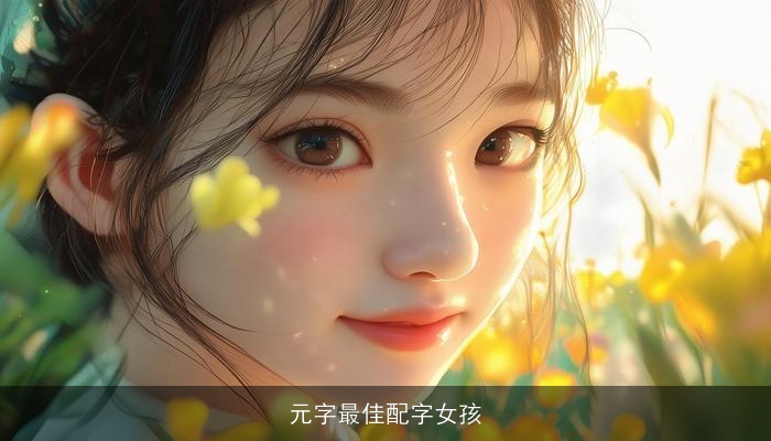 元字最佳配字女孩