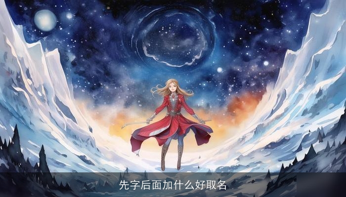 先字后面加什么好取名