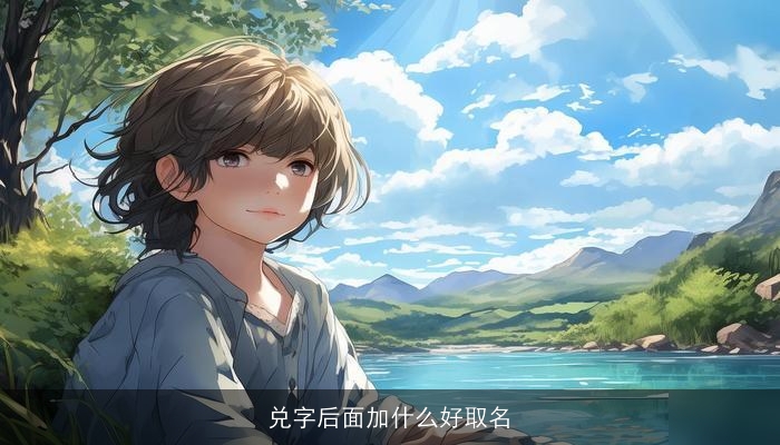 兑字后面加什么好取名