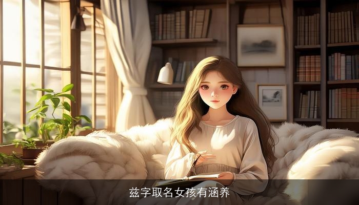 兹字取名女孩有涵养