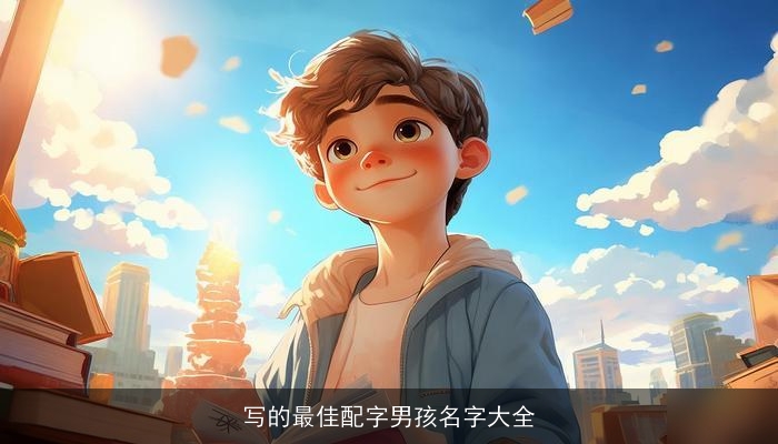 写的最佳配字男孩名字大全