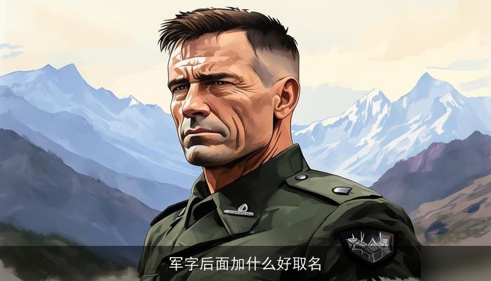军字后面加什么好取名