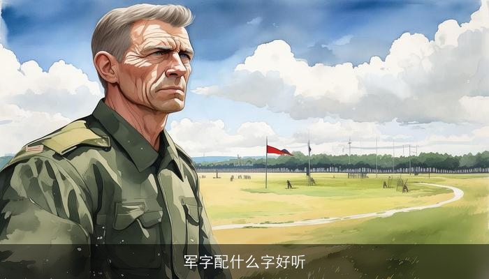军字配什么字好听