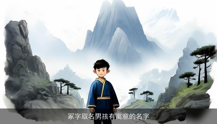 冢字取名男孩有寓意的名字