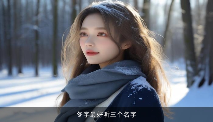 冬字最好听三个名字