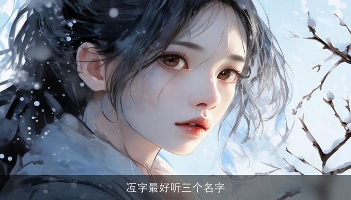 冱字最好听三个名字