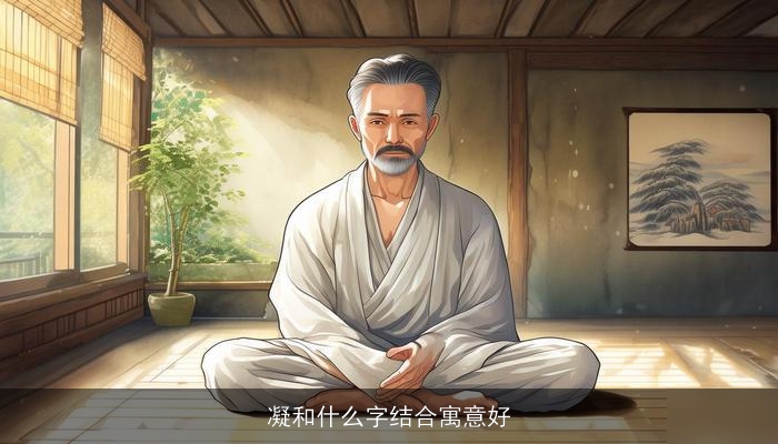 凝和什么字结合寓意好
