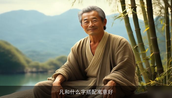 凡和什么字搭配寓意好