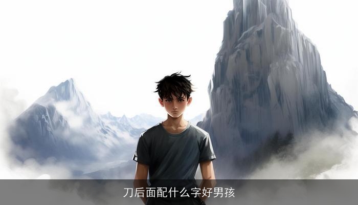 刀后面配什么字好男孩